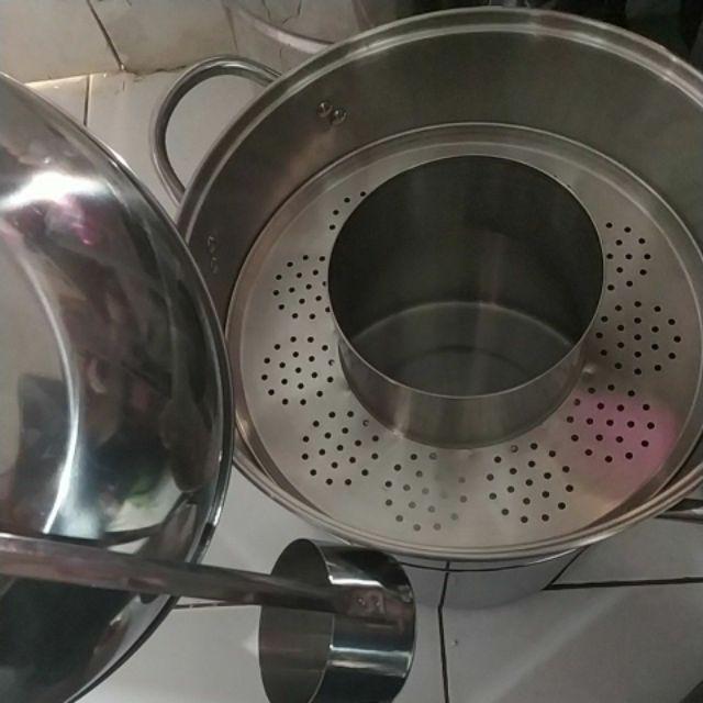 Panci Bakso Supra Panci Bakwan Dandang Bakso Stainless Steel Bahan Tebal