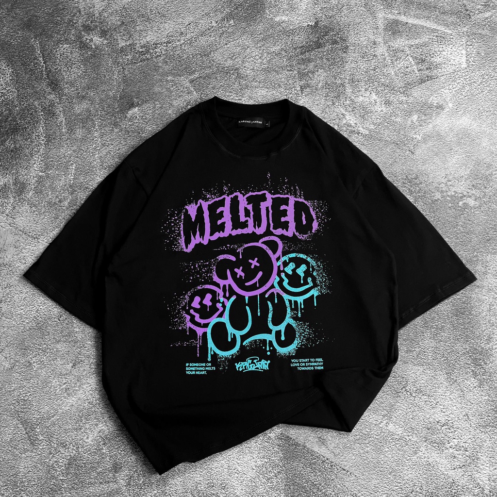 [Oversize] BAJU KAOS OVERSIZE / OVERSIZE T-SHIRT &quot;melted&quot;