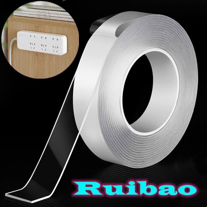 

Reuseable Nano Double Side Tape Selotip Dua Sisi Perekat Super - 2