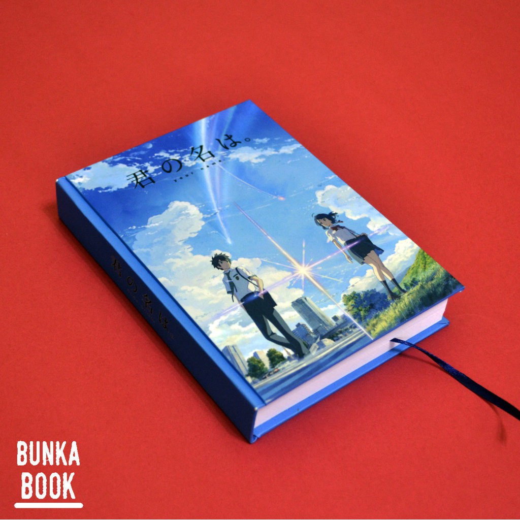 

Pocket Book Hardcover Anime Kimi no Nawa Ukuran A6 Jurnal Agenda Planner Notebook Gift Couple