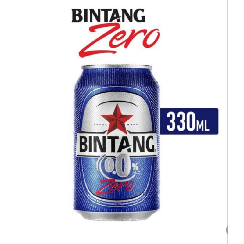 

Bintang zero kaleng 330 Ml