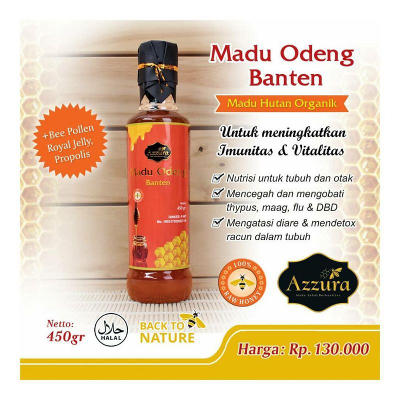 

Madu odeng banten 450gr Multivitamin Sumbawa super Madu hutan organik Vitamin anak dan dewasa