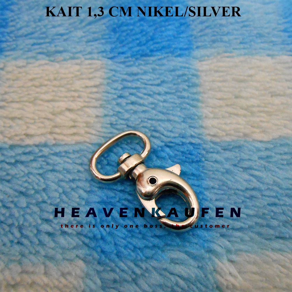 Kait Pengait Kecil 1,3 cm Nikel Silver Bagus