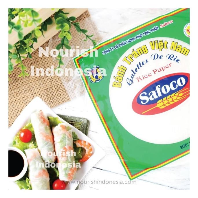 

vaargavaldian5678 Safoco, Rice Paper 22cm (Banh Trang Viet Nam) kulit lumpia TERLARIS TERPERCAYA ORIGINAL