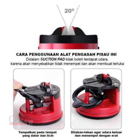 ALAT PENGASAH MATA PISAU PRAKTIS TEMPEL SUNTION PAD OLL-1037A / OLL-1037B