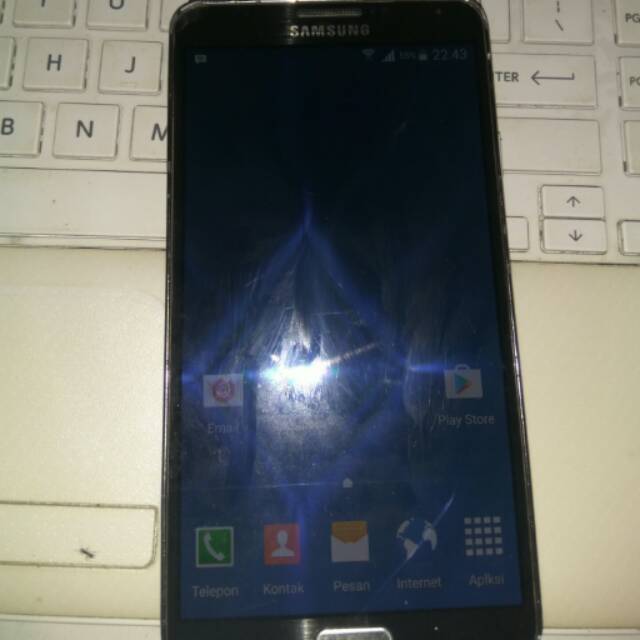 Samsung galxy note 3 ori spek singkat ram 3Gb internal 32Gb