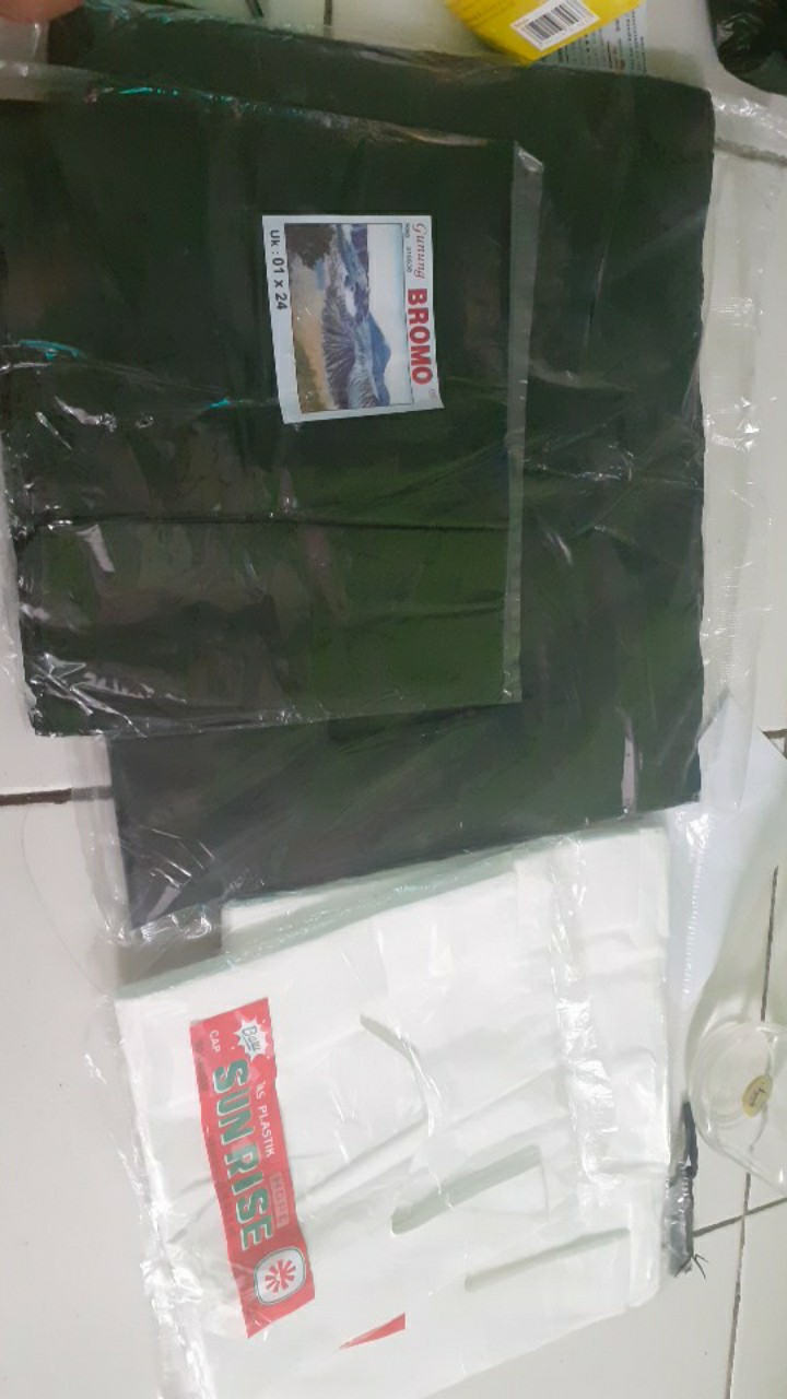 Gk21 Kantong Plastik Sunrise Putih Tebal 21 X 02 X 40 Kresek Isi 50 Lb