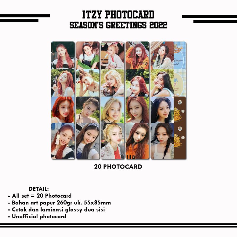 ITZY SEASON GREETINGS 2022 PHOTOCARD