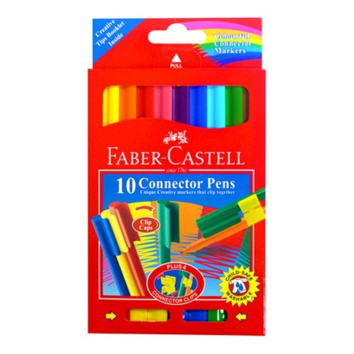 

Spidol Connector Pen Faber Castell 10 Warna