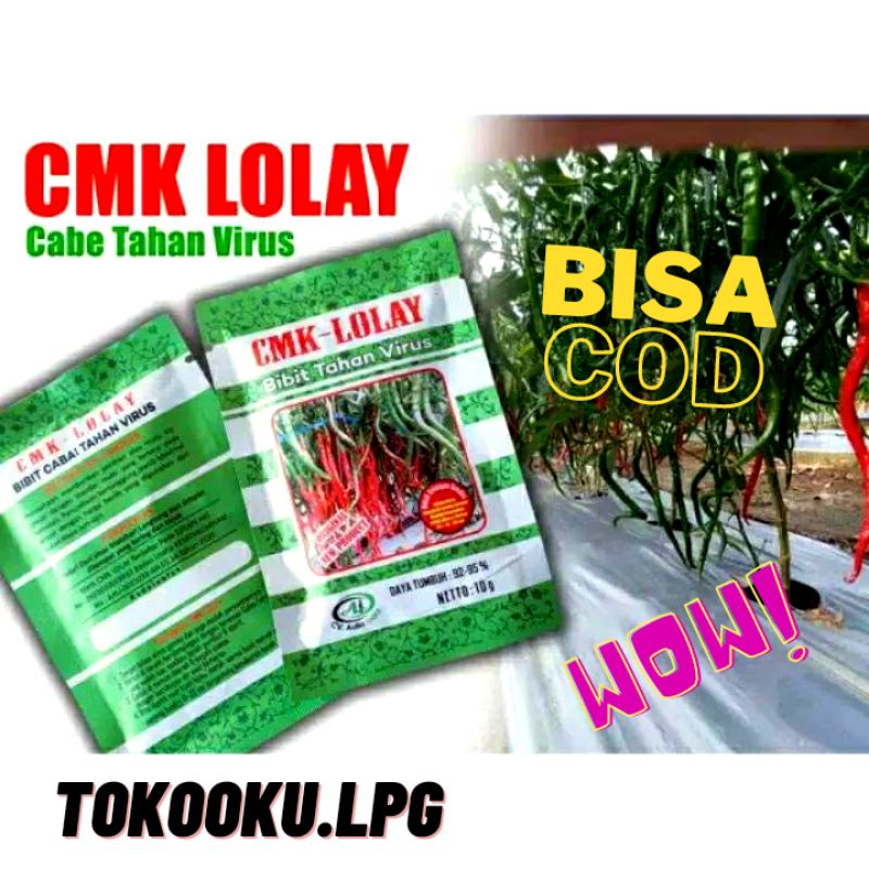 

BENIH BIBIT CABAI CMK LOLAY ANTI VIRUS KERITING PALING UNGGUL ASLI ORIGINAL TERLARIS