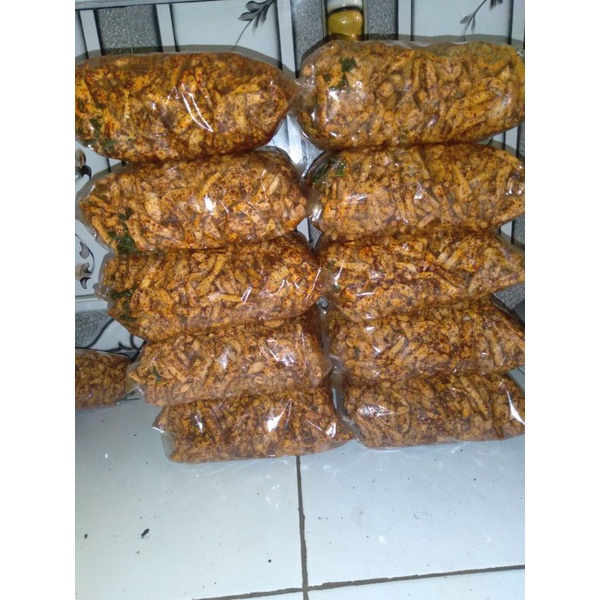 

paket leseler 10kg Basreng pedas daun jeruk