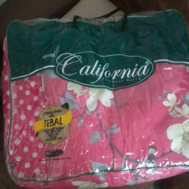 Set Bedcover + Sprei California 180x200 / 160x200 Motif Kamaya Morris Esme Raisha Kana Bc180clf