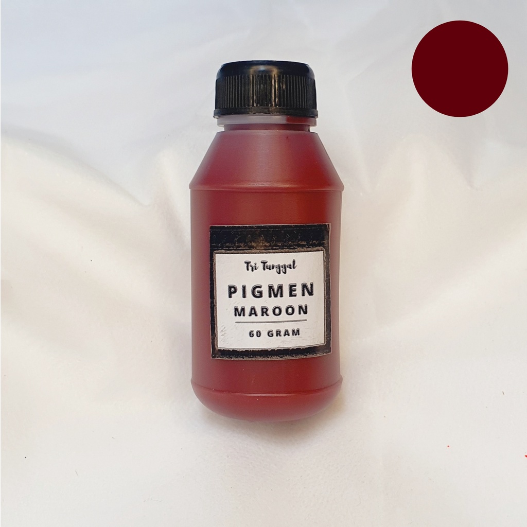 

PIGMEN 60GR MAROON SURGA merah bata Besar Pewarna Sablon Pigment Color Stabilo Pigment Cat Warna Warni Liquid Cat Paint Kerajinan Kesenian Perlengkapan Mewarna Lukis