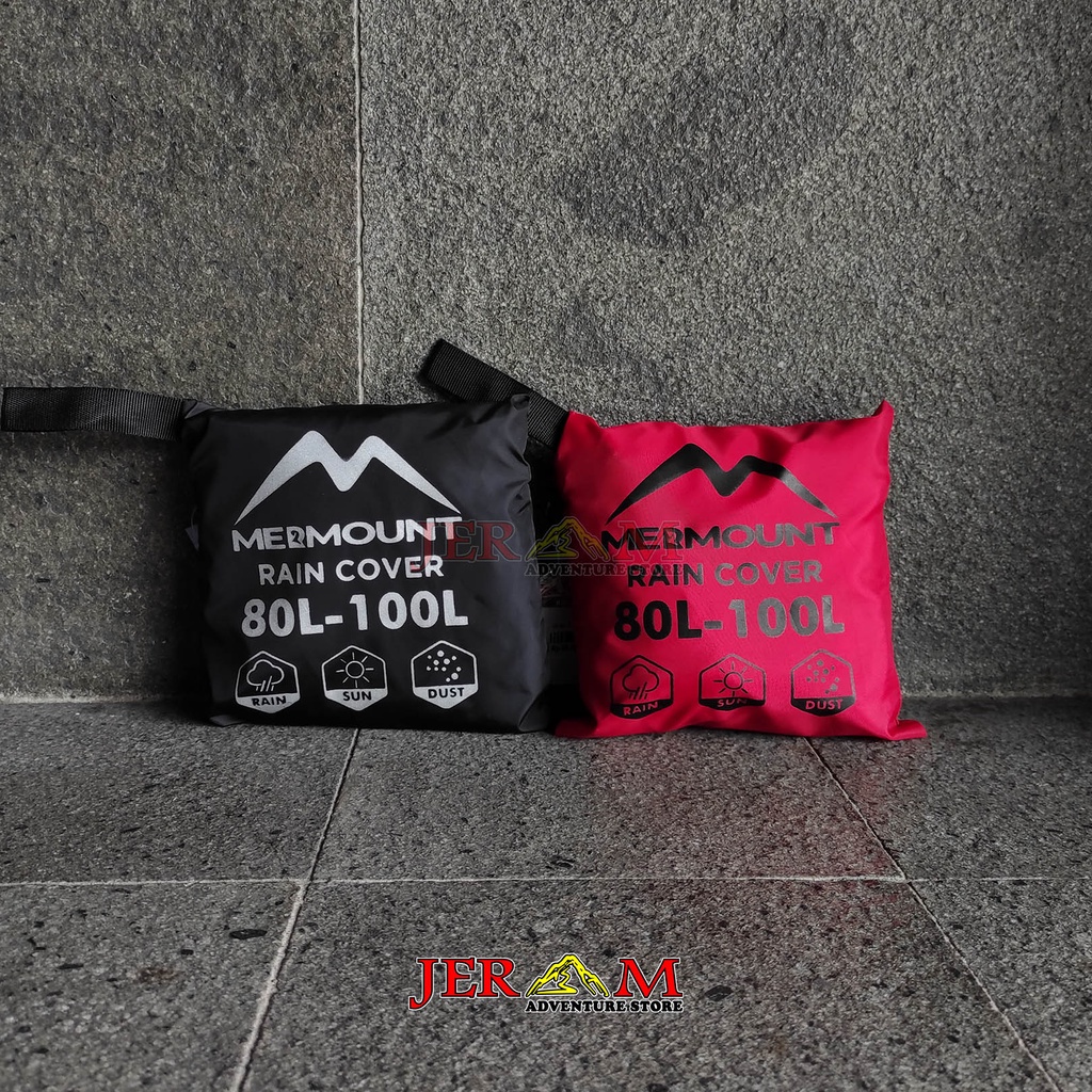 Mermount Adventure Cover Bag 25L - 100L Lengkap Original
