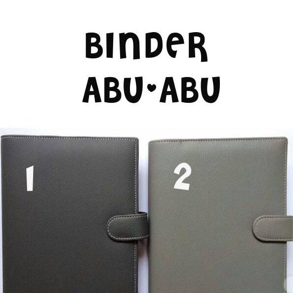

READY COD Binder Polos abu-abu 20 ring / A5 PROMOKode 3822