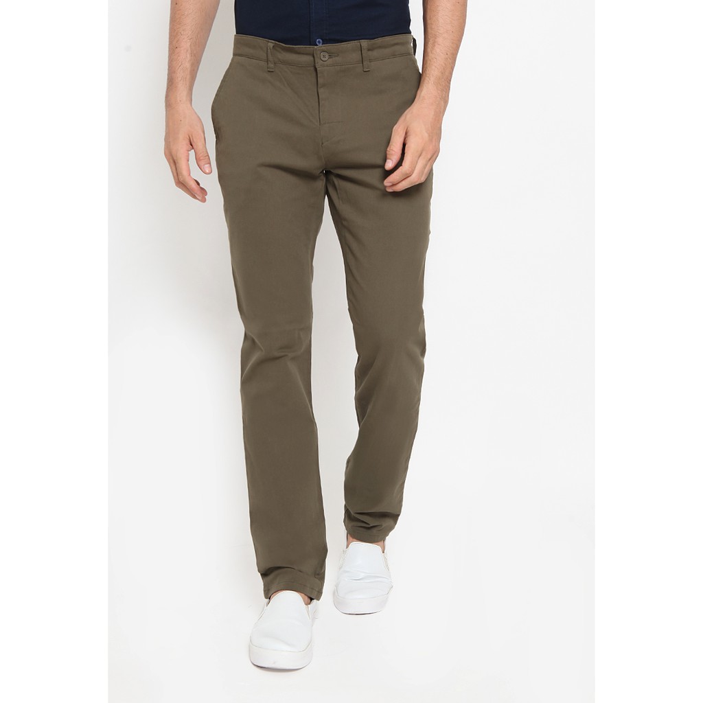 The Executive  Chinos Pants 1 LCIKEY120D651 Olive Shopee 