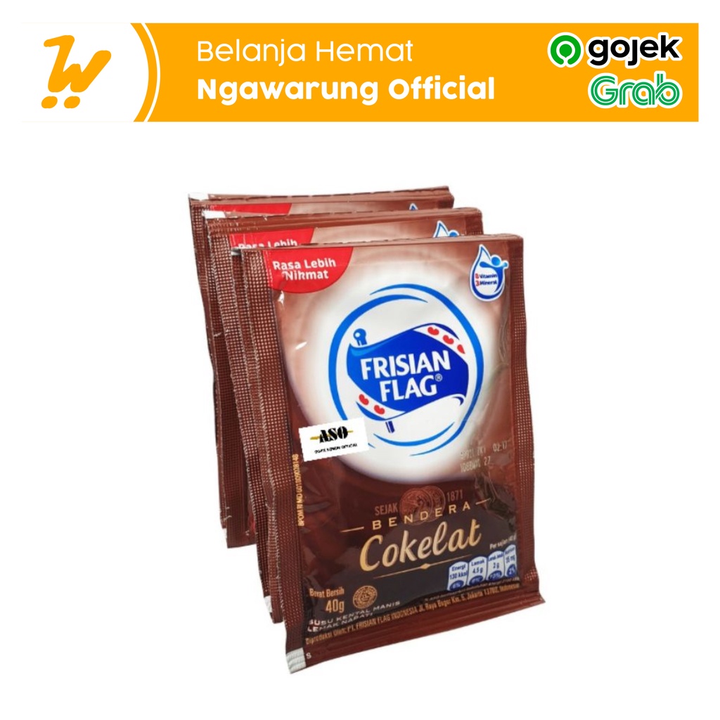 

Frisian Flag Susu Kenytal Manis Coklat Sachet 6 Pcs 40G