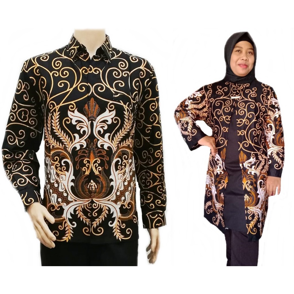 Couple TUNIK BATIK "SL3"/Sarimbit TUNIK/Seragam Batik/TUNIK Batik Modern/Couple Batik Modern/Couple