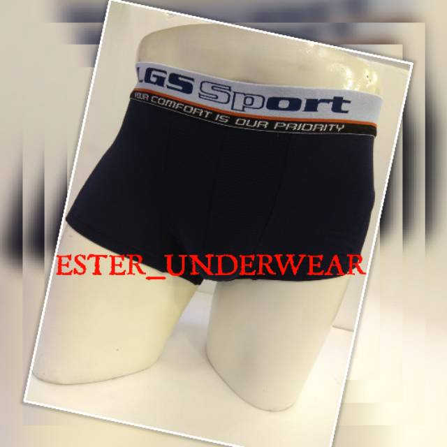 CELANA DALAM BOXER LGS 644 ISI 3Pcs