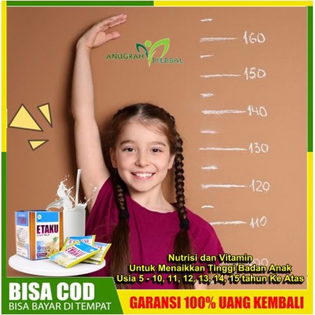 Nutrisi dan Vitamin Untuk Menaikkan Tinggi Badan Anak Usia 5 - 10, 11, 12, 13, 14, 15 tahun Ke Atas,