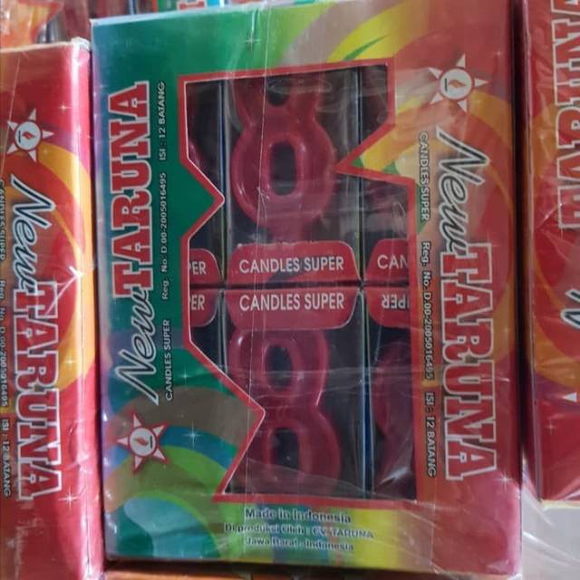 Lilin Ulang Tahun Angka