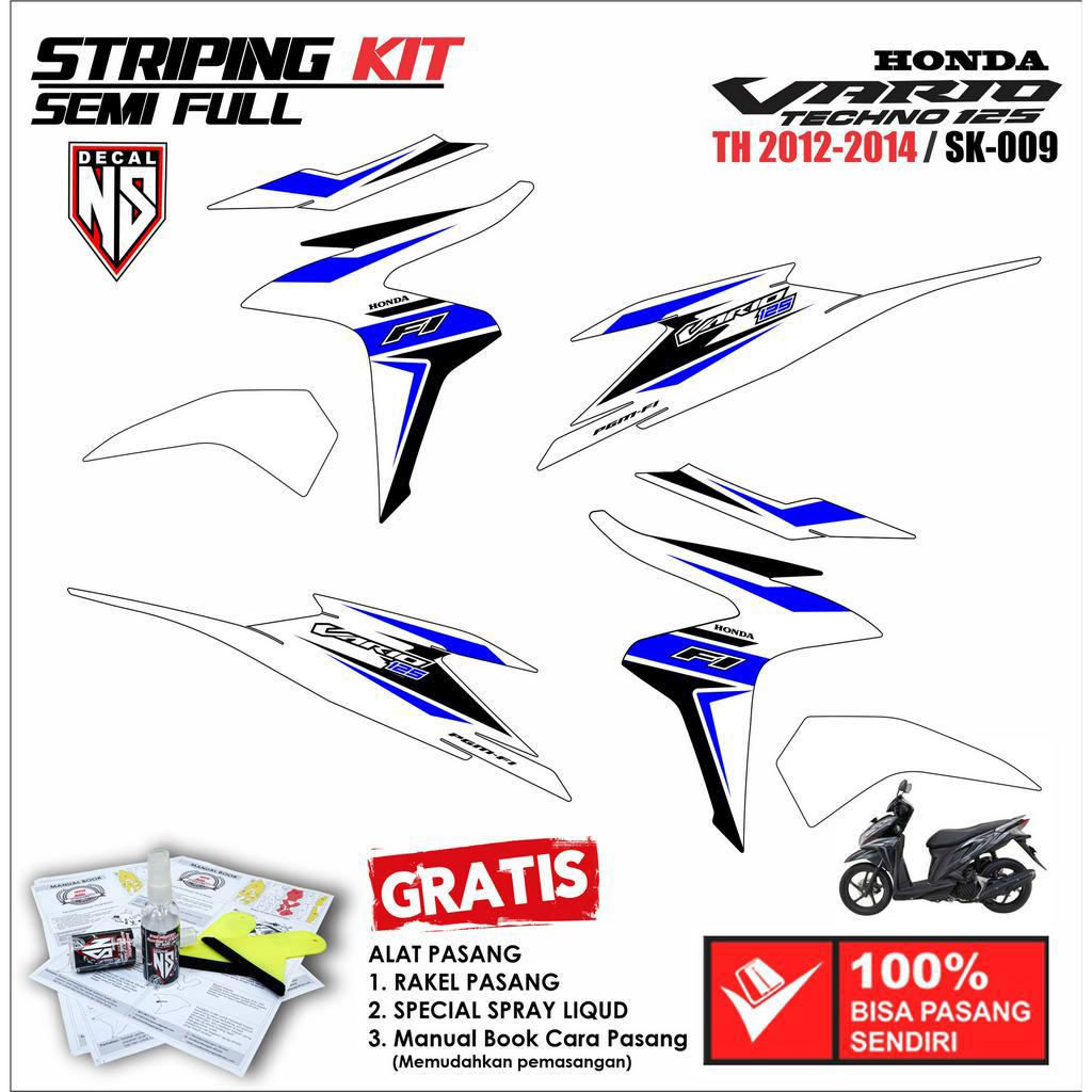 STRIPING VARIO 125 OLD  2012-2014 SK 009