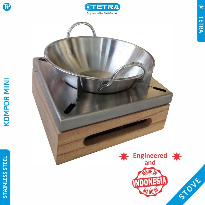 Kompor Mini Hot pot shabu-shabu Stainless Steel Kompor Portable