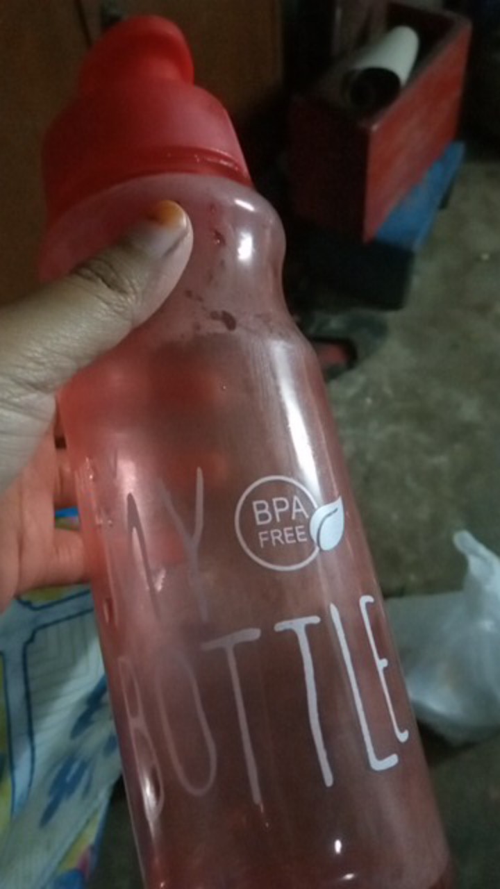 New Flip My Bottle - Botol Minum Clip Up Hitam