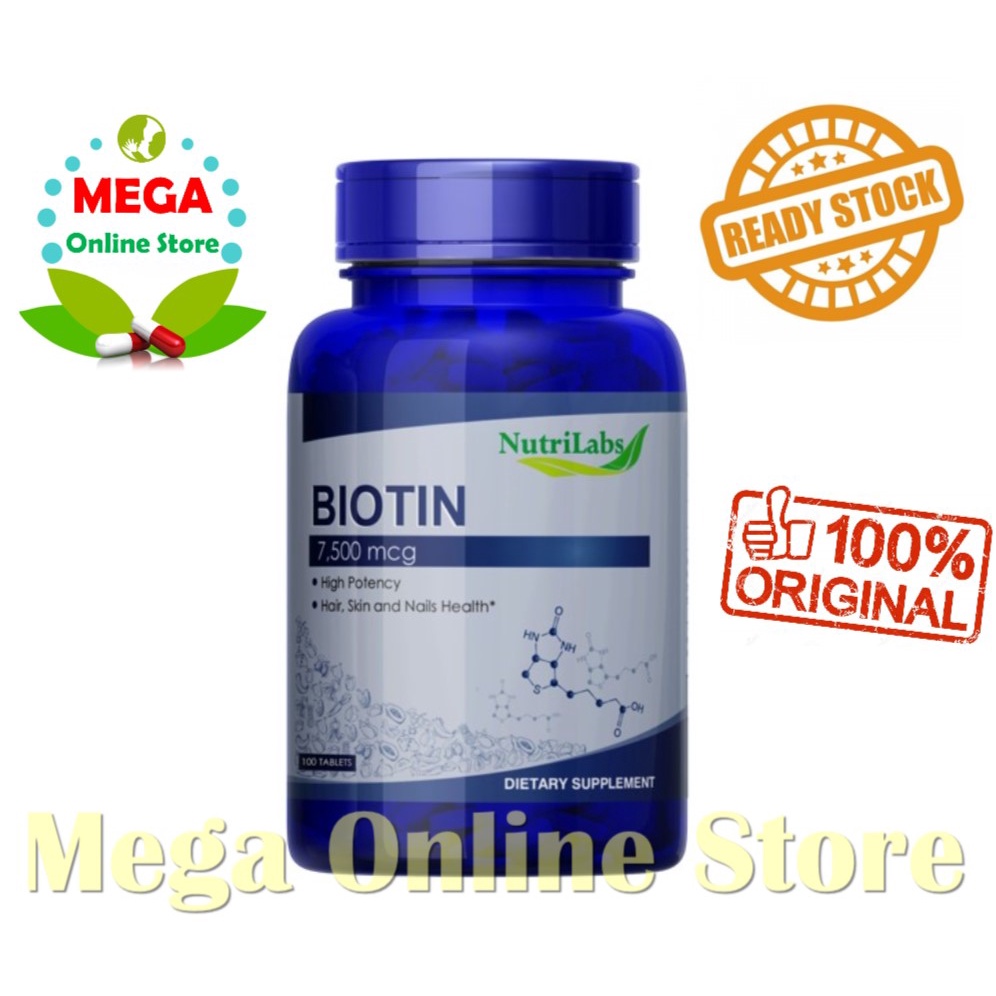 Nutrilabs Biotin 7500 mcg USA