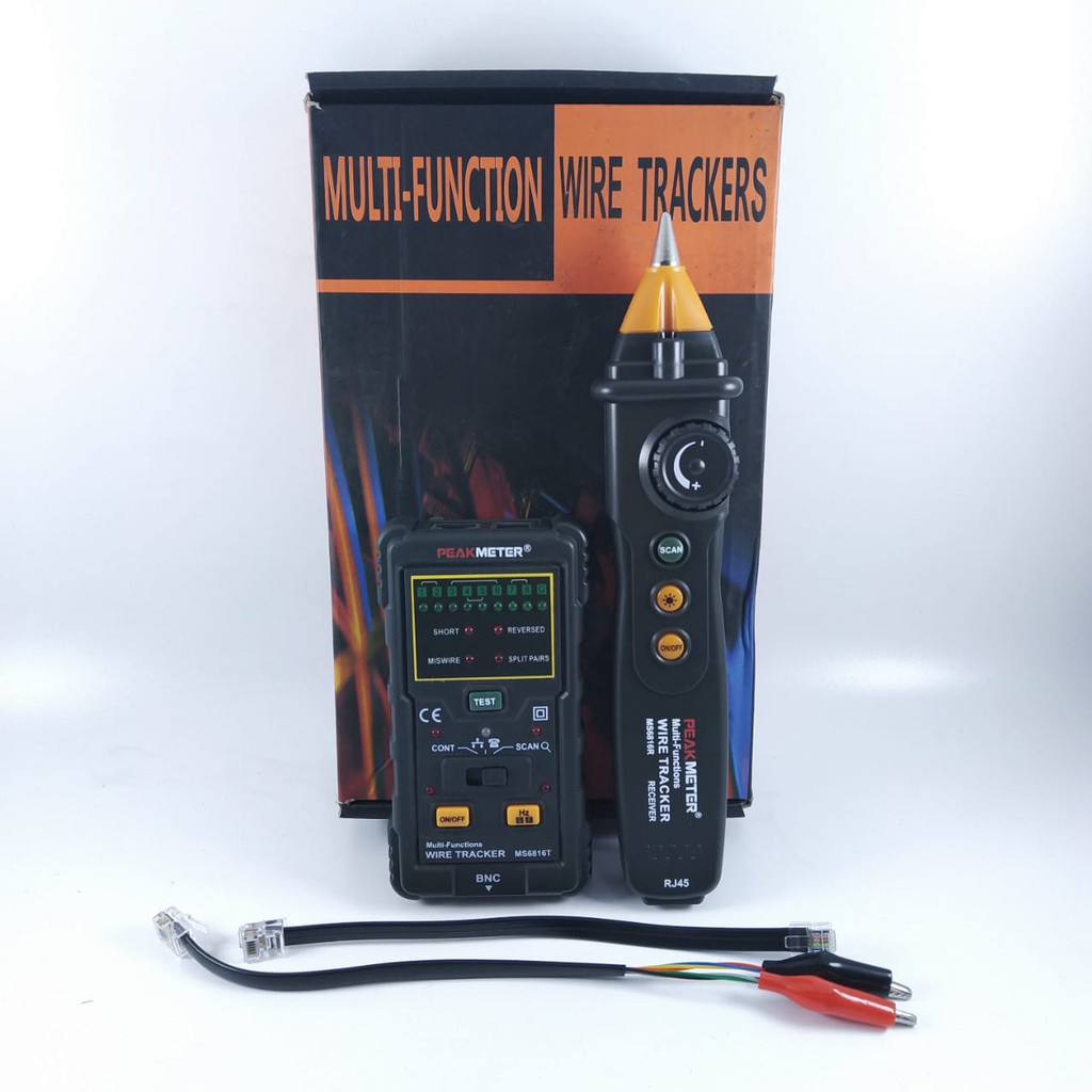 MS6816 Newest RJ11 RJ45 Cat5 Cat6 Telephone Wire Tracker Tracer