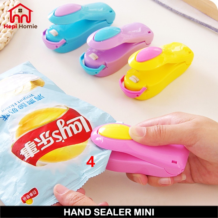 [HH] HAND SEALER MINI / PEREKAT PLASTIK ELEKTRIK / ALAT PENYEGEL PRESS PORTABLE SNACK MAKANAN