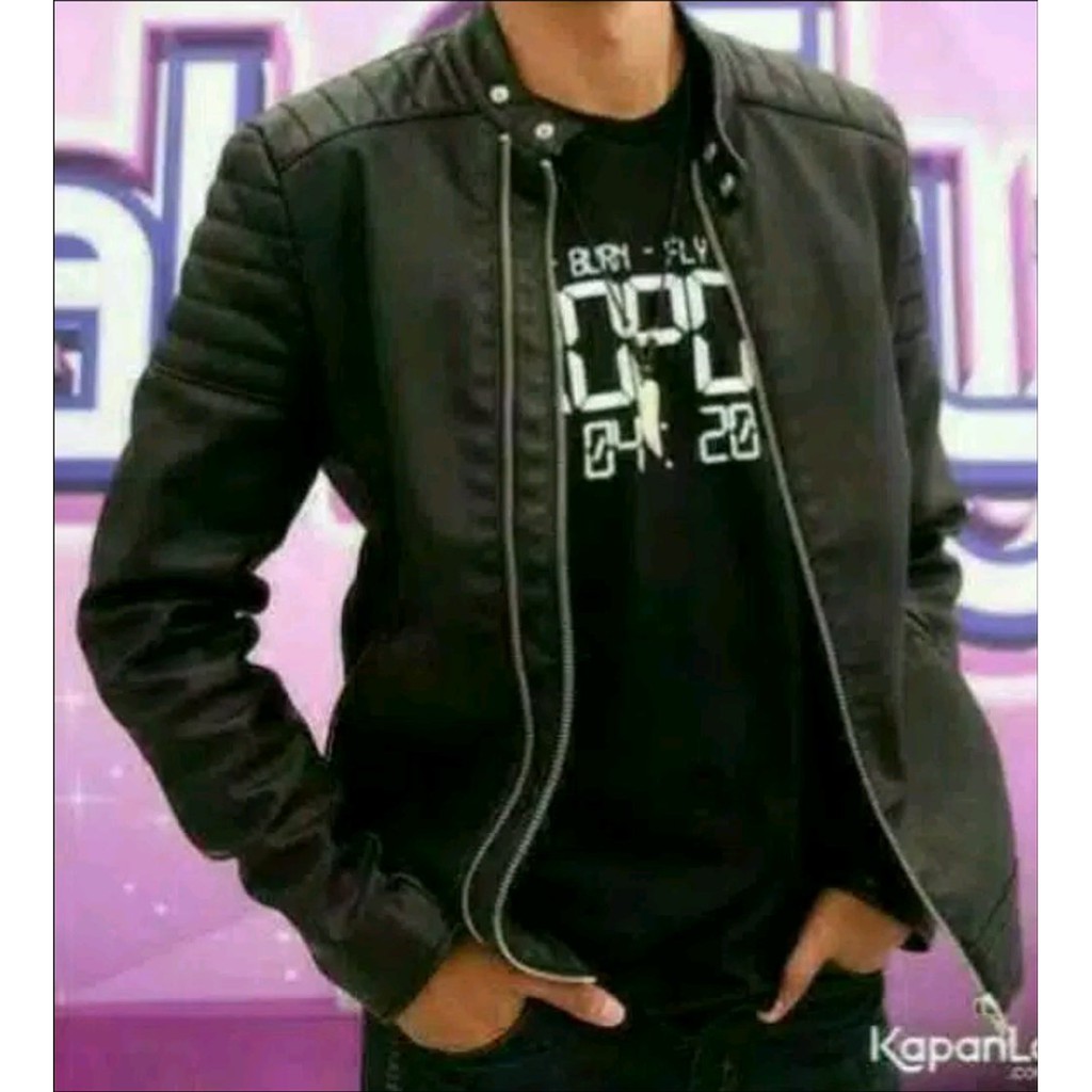 Jaket Semi Kulit Keren Model Mondy Anak Jalanan Diskon