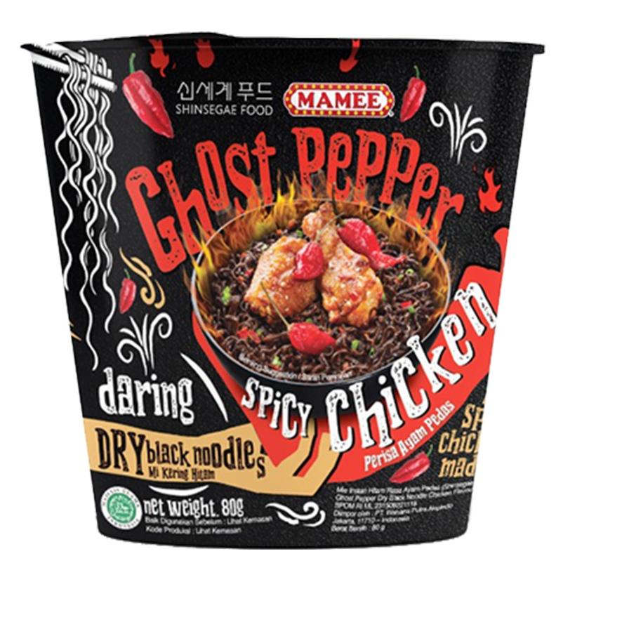 

Sale plus--Mamee Ghost pepper Noodle Cup Duo 80gr