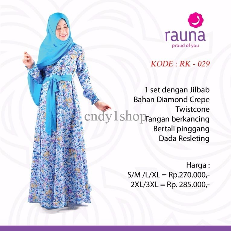 GAMIS SET TERBARU 2021 RAUNA RK-029