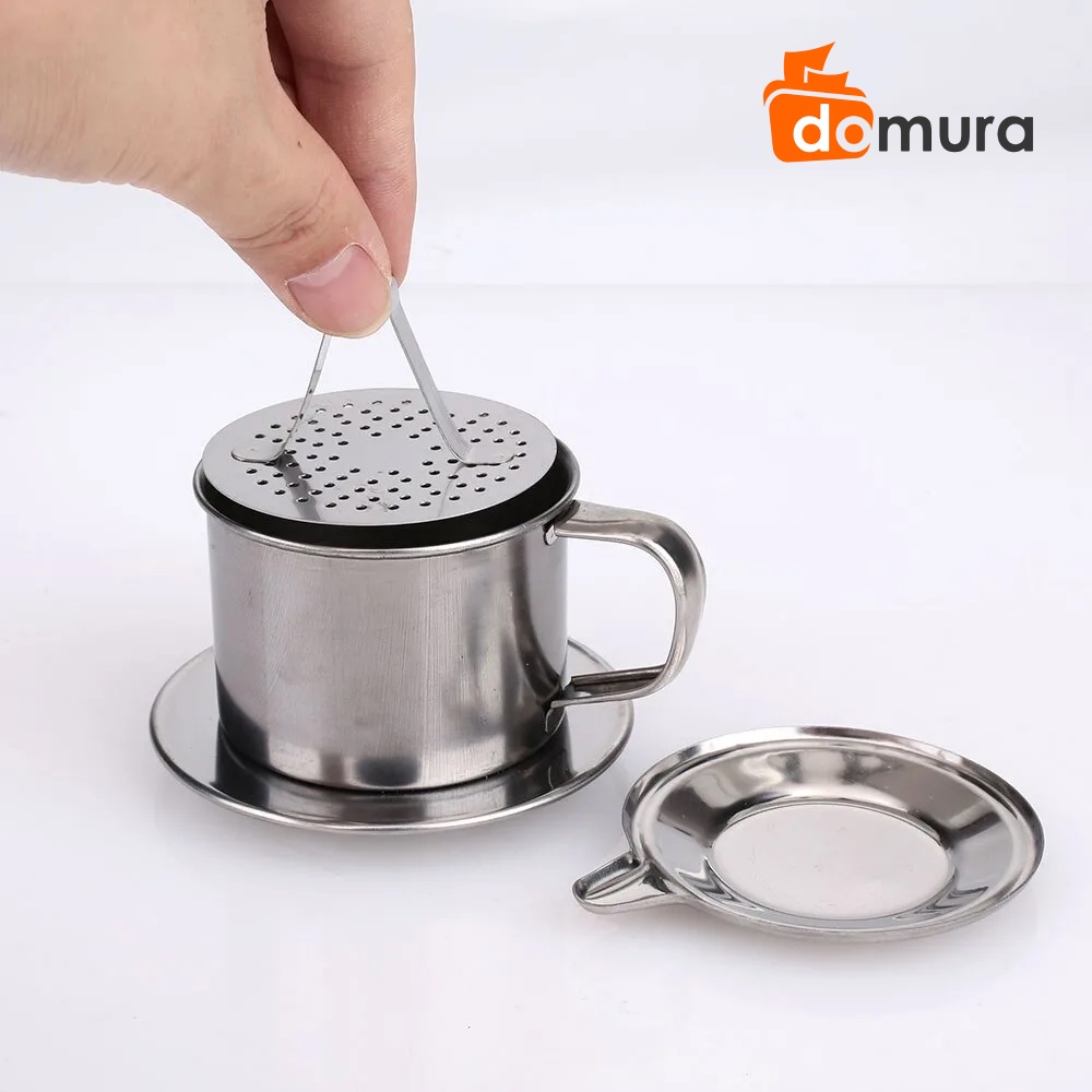 Saringan Kopi Vietnam Dripper Coffee Drip Pot Stainless Steel 100ml