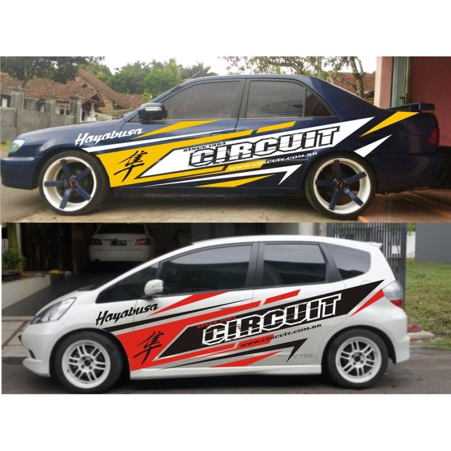 Stiker mobil full body cutting stiker all mobil stiker sedan avanza rush sigra