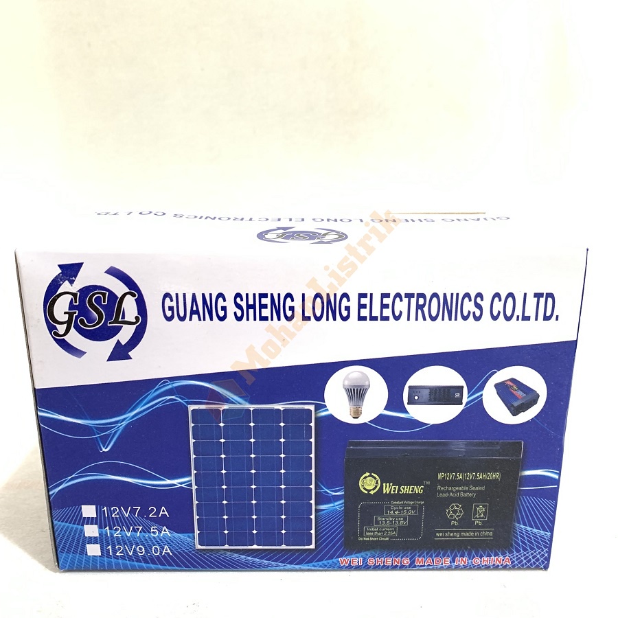 AKI KERING BATERAI UPS VRLA WEI SHENG 12V 7.2Ah BATTERY BATRE ACCU AKI