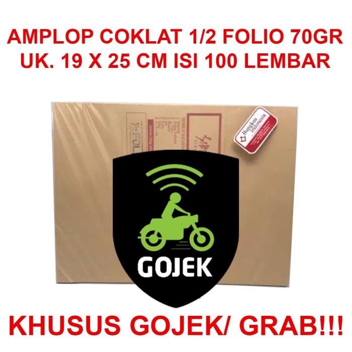 

Menyurat-Surat- Amplop Coklat 1/2Folio (19X25Cm) -Surat-Menyurat.