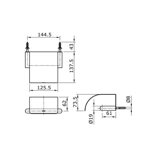 Tempat Tissue TOTO TX 703 M3AV1 / TX703M3AV1