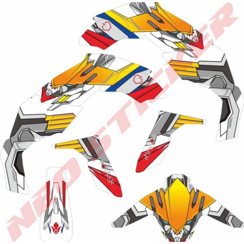 Sticker MT-15 Fullbody Gundam Barbatos