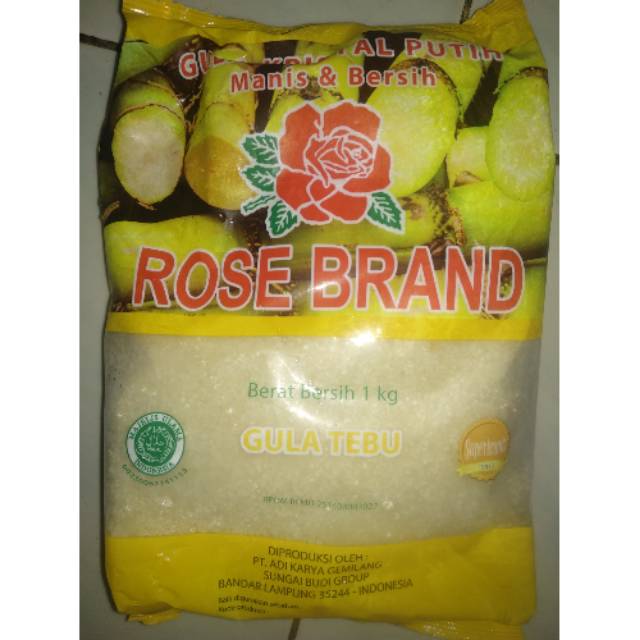 

ROSE BRAND 1kg GULA TEBU (isi 5)