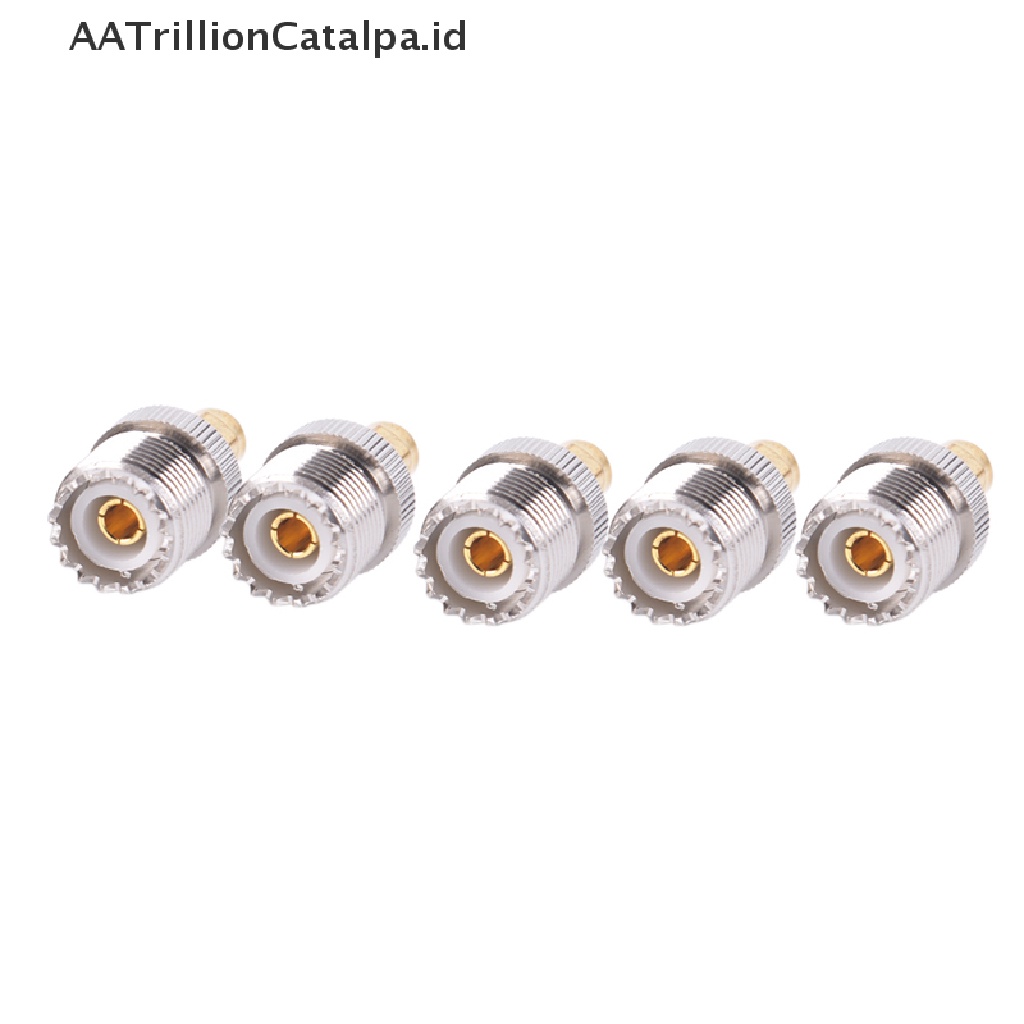 (AATrillionCatalpa) Adapter Konektor RF SMA Male Ke UHF PL259 SO239 Female