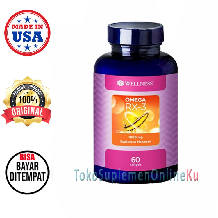 Wellness Omega RX-3 - 60 Softgels | Vitamin Omega 3