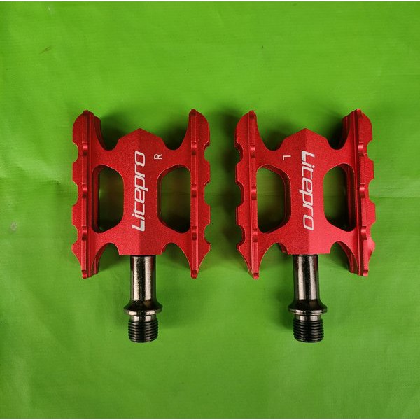 Pedal Litepro Lightweight Bearing - Pedal Sepeda Roadbike - Pedal Sepeda Lipat Warna Hitam