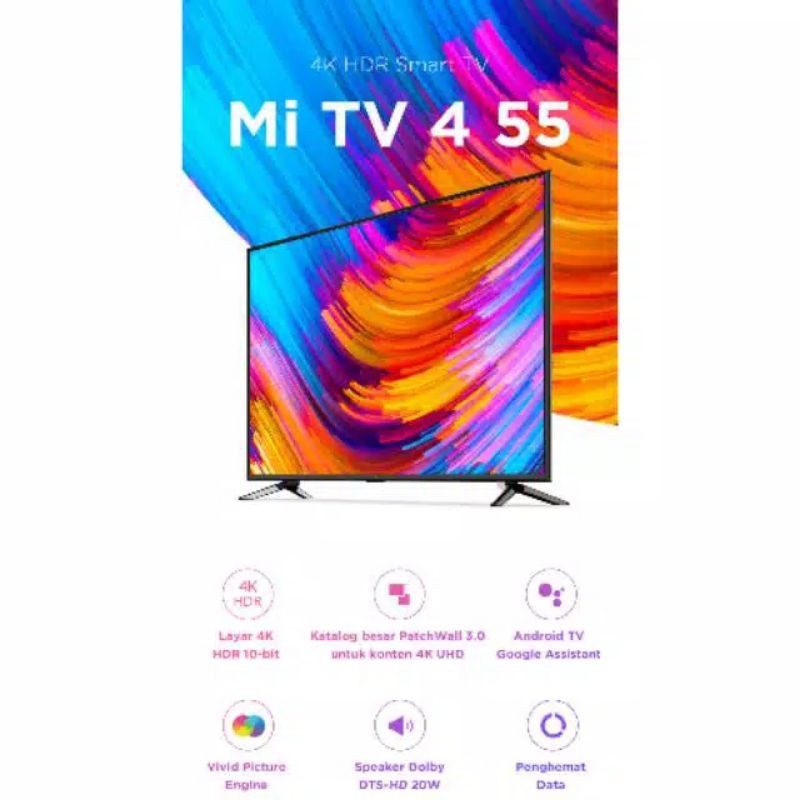 XIAOMI 55INCH SMART LED TV 55 A2 4K ULTRA HD HDR ANDROID 11NETFLIX