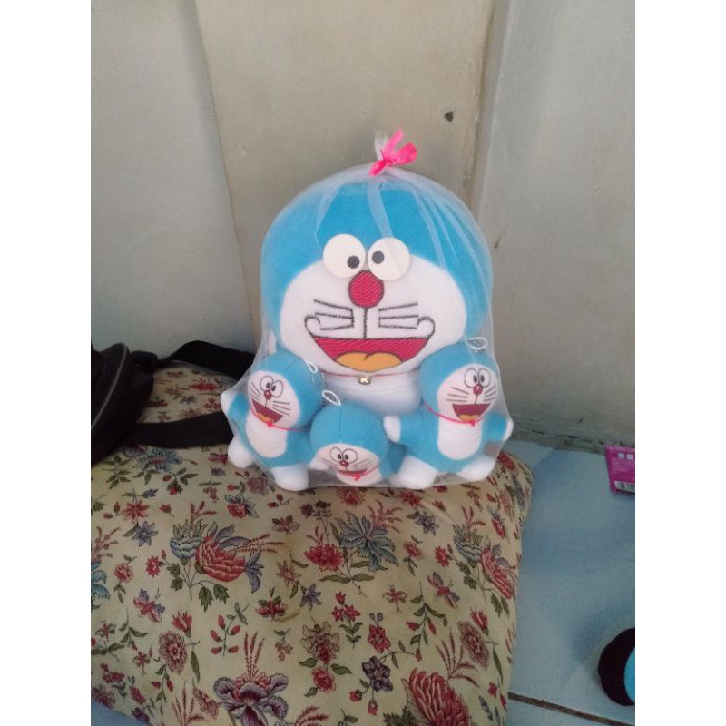 (COD) Boneka doraemon beranak 3