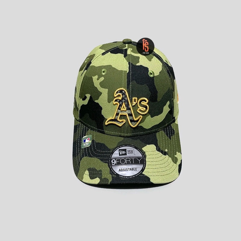 TOPI NEW ERA ORIGINAL MLB 22 ARMED OAKLAND ATHLETICS CAMO