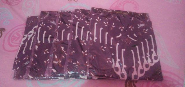 Batik Solo Kemeja Batik Solo Lengan Panjang Lapis Furing Parang Cendono Sogan Florist Produsen Ori