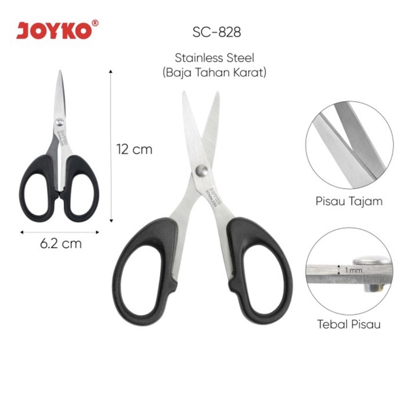 JOYKO - GUNTING BESI / PAPER SCISSORS - SC-13 / SC-848 / SC-838 / SC-828