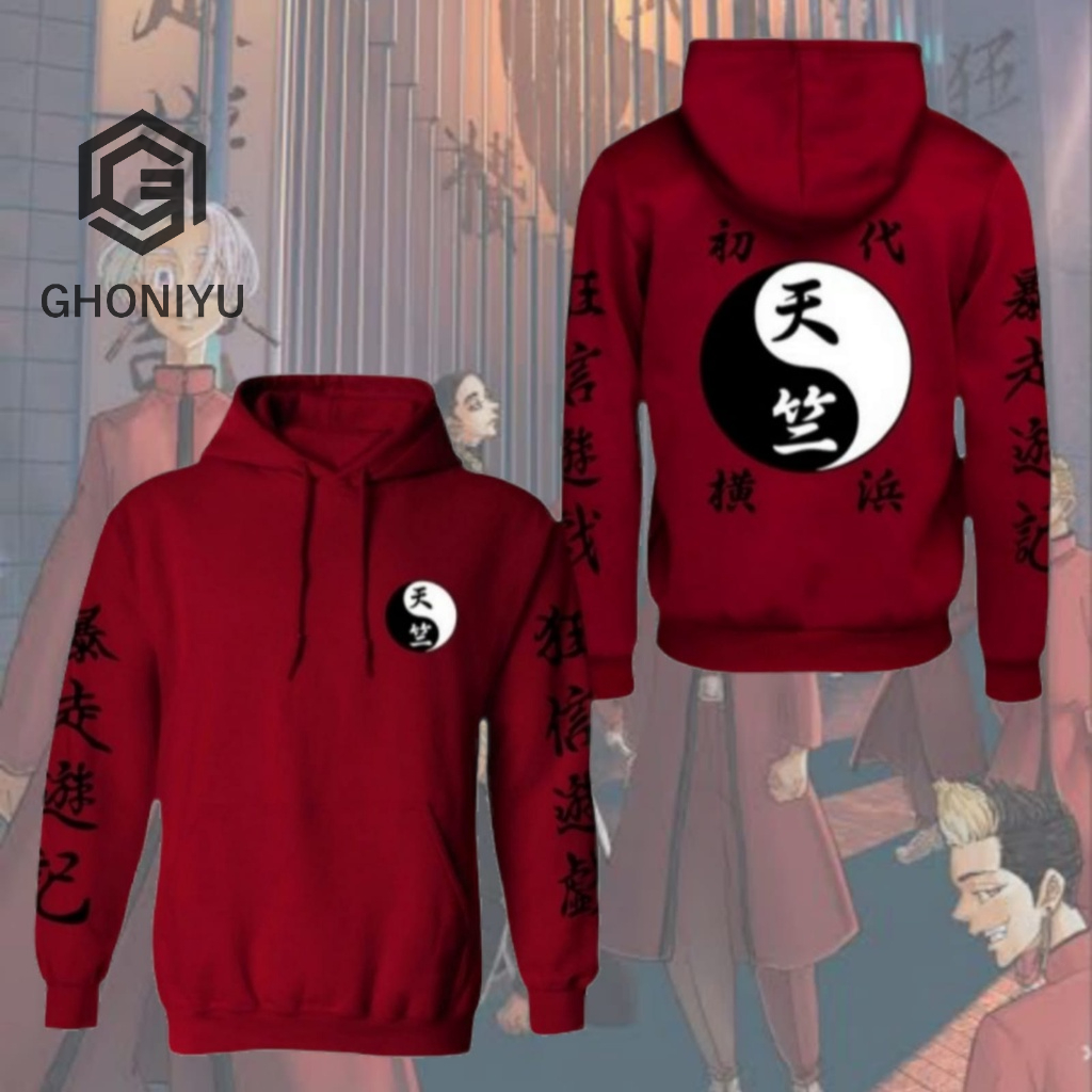 Jaket Keren Sweater Anime Tokyo Revengers Tokyo Manji Toman Tenjiku Izana Kurowaka Hoodie Pullover Jumbo Murah